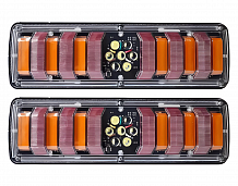 Фонарь для грузовой техники задний светодиодный, 12/24В, 300x88x24мм, комплект 2 шт. МП-серия