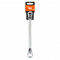 Ключ накидной с изгибом 21х23мм пласт. подвес