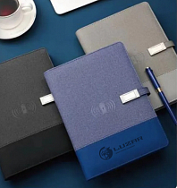 Ежедневник с беспроводной зарядкой LUZAR 2025