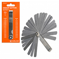 Щуп измерительный, набор 26пр. (0,04-0,63мм, L-90мм, стальной корпус), блистер