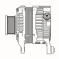Генератор для автомобилей Nissan Pathfinder III (05-)/Navara (05-) 2.5dCi 150A