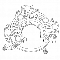 Мост диодный генератора для автомобилей Mini Countryman (10-)/Cooper (10-) 1.6i