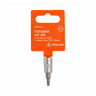 Головка 1/4" DR со вставкой TORX с отверстием TX20, 38мм