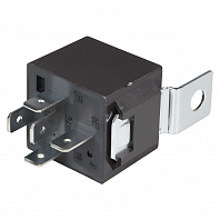 Реле 5 контактов 24V 10/20A (с кронштейном, с резистором) универсальное