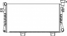 Радиатор охлаждения для а/м Лада 21214 Niva (Urban) (паяный) МП-серия