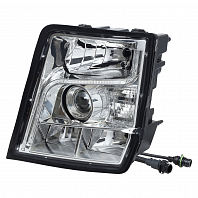 Фара для автомобилей Shacman X3000 тягач (головного света) светодиодная, с ДХО, электрический корректор, левая