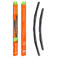 Щетки стеклооч комплект (2 штуки) 650/500мм (26"/20") гибридные с креплением "Крючок 9x3, 9x4 мм" (AWBM279)