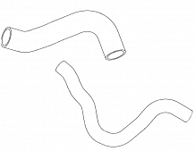 Патрубки охл. для а/м Chevrolet Cruze (09-) 1.6i (EPDM, кмпл., 2 шт.)