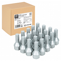 Болт колесный M12x1,25x26x52, конус, ключ 19, дакромет, 20 шт для а/м Peugeot/Citroen