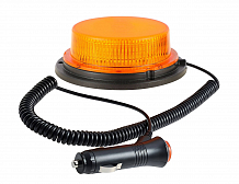 Маяк проблесковый светодиодный PRO, 18Вт, 18LED, 12/24В, 7 режимов, магнитное крепление, D-120мм, H-40мм