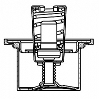 Термостат для автомобилей DongFeng DHF4180 GX (13-) 13.0d Euro 5 (82°С) (термоэлемент)