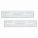 Рамки под номерной знак PRO, силиконовые с металл.основой, 2 шт., крепл., белые airline ADFC036 