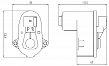 Электродвигатель стояночного тормоза для автомобилей Ford S-Max (06-) / Galaxy II (06-)