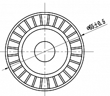 Ролик приводного ремня для автомобилей Peugeot 308 (07-) 1.4i/1.6i [EP3; EP6] генератора (только ролик натяжителя)