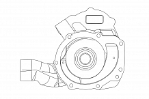 Насос водяной для спецтехники JCB/Claas с двиг. Perkins 3.3d/4.4d [1103A/1104D]