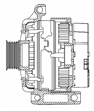Генератор для автомобилей Ford Mondeo IV (07-) 2.3i/S-Max (06-) 2.0i 150A