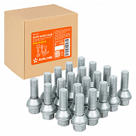 Болт колесный M14x1,5x30x61, конус подвижный, ключ 19, дакромет для а/м Volvo