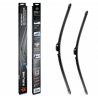 Щетки стеклоочистителя комплект 650/400мм (26"/16") бескаркасные с креплением "VATL5.1", 2 штуки МП-серия