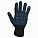 Перчатки трикотажные ПШ с ПВХ покрытием, черные, (5 пар) 7 класс/72г., мод. 701 airline ADWG039 