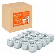 Гайка колесная M12x1,25x16, конус, ключ 21, открытая, дакромет для а/м Nissan/Renault
