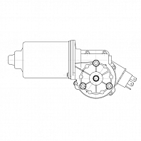 Моторедуктор стеклоочистителя для спец. техники МТЗ-82 12V (перед., без установ. панели)