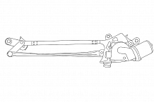 Стеклоочиститель в сборе для автомобилей Toyota RAV4 (05-)