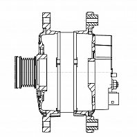 Генератор для автомобилей VAG Polo Sedan (15-) 1.6i 140A