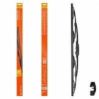 Щетка стеклоочистителя 700 мм (28") каркасная, 1 адаптер