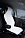 Накидка из искусственного меха, белая с коротким ворсом, на переднее сиденье, 1 шт. airline AFC-A-03 
