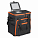 Сумка-холодильник (термосумка) на колесах с телескоп.ручкой 48 л, водонепр., черн./оранж. airline ADCB013 