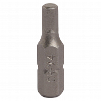 Бита вставка 1/4" HEX 4мм, 25мм