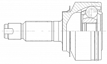 ШРУС наружный для автомобилей Honda Jazz (08-) 1.3i CVT