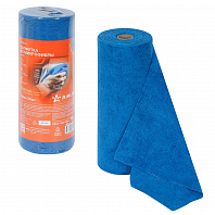 Салфетка из микрофибры 30*30см (190гр/м2) рулон 50шт. синяя