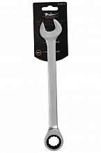 Ключ комбинированный трещоточный 19мм пласт. подвес PRO