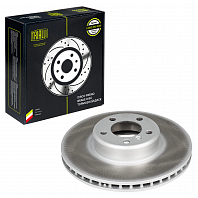 Диск тормозной для автомобилей BMW 3 (F30) (11-)  /  4 (F32) (13-)  /  1 (F20) (11-) передний d=340 окрашенный