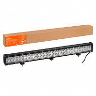 Фара (балка) светодиодная двухрядная, 60LED, комбинированный свет (дальний + ближний), 180Вт, 710х78х65мм, 12/24В