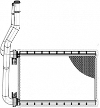 Радиатор отопления для а/м Suzuki SX4 (06-)/Swift (05-)/(11-)