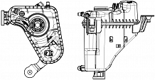 Бачок расширительный охлаждающей. жидкости для а/м BMW 3 (F30) (11-)/4 (F32) (13-) 2.0i [B48; B46]