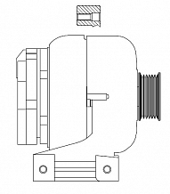Генератор для автомобилей Volvo S60 I (00-)/S80 I (99-)/XC70 I (00-) 2.4T/2.5T 120A