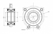 Ступица задняя с подшипником для автомобиля Audi A4 (15-)/A5 (16-) 4wd