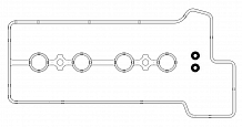 Прокладка клапанной крышки для а/м Toyota Vitz (99-)/Platz (00-)/Yaris (99-) 1.0i/1.3i