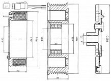 Муфта электромагнитная компрессора кондиционера для автомобилей Scania 5 (P,R-series) (04-)