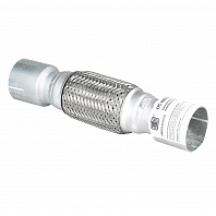 Переходник 60/60 L=300 под хомут с виброкомпенсатором 55х150 (нержавеющая алюминизированная сталь)