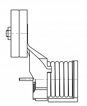 Ролик приводного ремня для автомобилей Skoda Octavia (96-)/VW Golf IV (97-) 1.4i/1.6i AC+ (с натяжным механизмом) h=24