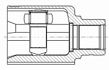 ШРУС внутренний передний правый для автомобилей Skoda Kodiaq NS7 (16-) 2.0TSI/2.0DTI 4x4 DSG7
