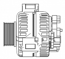 Генератор для спецтехники МТЗ 320/John Deere с дв. Deutz BF6M1013C/BF6M2012C/BF4M2012C 150A