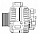 Генератор для спецтехники МТЗ 320/John Deere с дв. Deutz BF6M1013C/BF6M2012C/BF4M2012C 150A