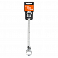 Ключ накидной с изгибом 24х27мм пласт. подвес