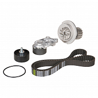 Ремкомплект ГРМ для автомобилей Chevrolet Cruze (09-) 1.6i/1.8i (помпа/ремень/2 ролика)