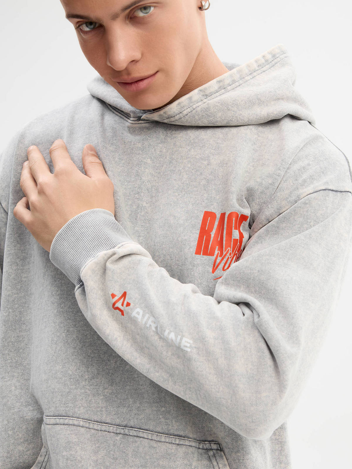 Толстовка серая унисекс Race vibes Carville Racing 2CR22 